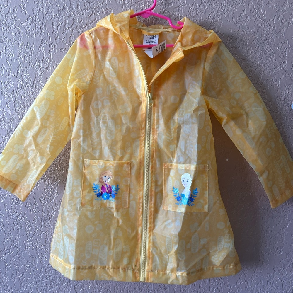 Disney Frozen rain Jacket girls size 4